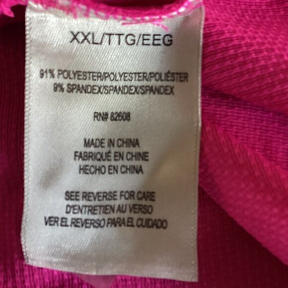 Free Country Athleisure Hoodie Tunic Dress Plus Sz XXL/20 Pink #106K - Picture 7 of 8